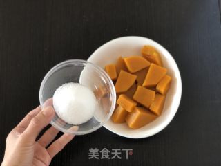 南瓜麻球（麻团）的做法步骤：2