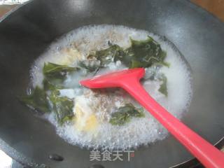 裙带菜蛋饺荞麦面的做法步骤：4
