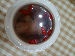 石斛麦冬猪展汤的做法步骤：6