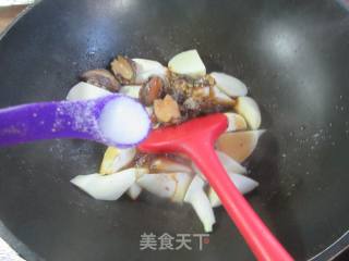 鲍鱼烧茭白的做法步骤：8