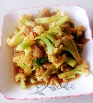 炒花菜的做法步骤：9