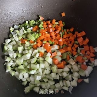 蒜苔豆腐拌面的做法步骤：5
