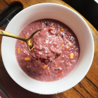 五红燕麦牛奶玉米粥的做法步骤：8