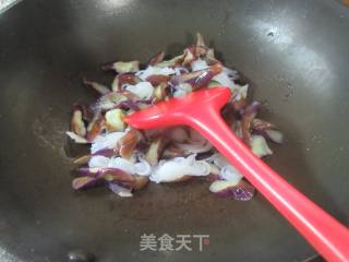 魔芋结炒茄子的做法步骤：8