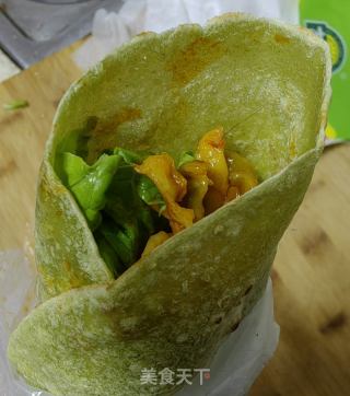 菠菜卷饼的做法步骤：6