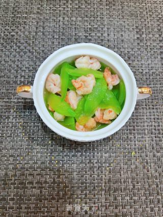 莴笋炒虾仁的做法步骤：8