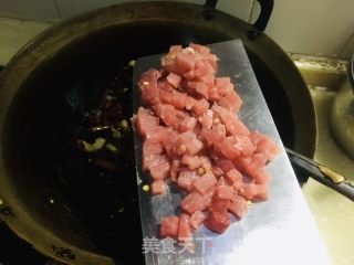 雪里蕻炒肉末的做法步骤：4