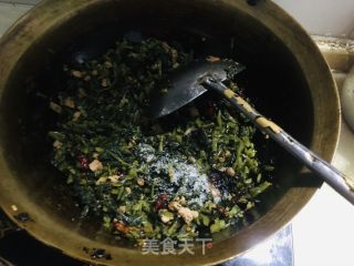 雪里蕻炒肉末的做法步骤：7