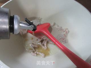 肉丝香干炒腌白菜的做法步骤：4