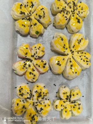 手抓饼桃花酥的做法步骤：7