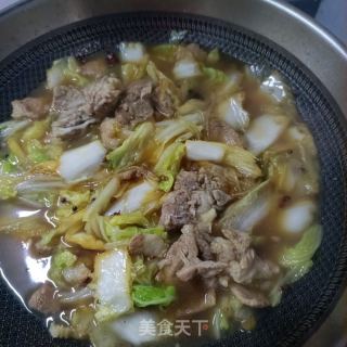 龙骨白菜炖粉条的做法步骤：17