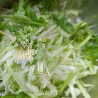 油渣拌莲花白的做法步骤：9