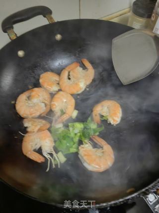 葱爆深海虾的做法步骤：6