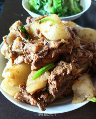 大骨炖萝卜的做法步骤：10
