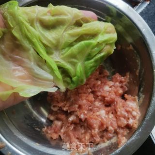 锅塌包菜的做法步骤：2