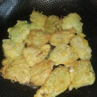 锅塌包菜的做法步骤：4