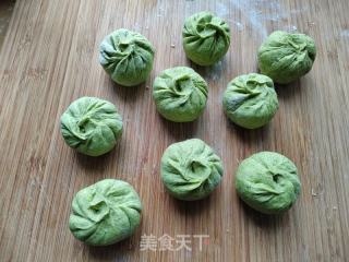 紫薯青包子（鼠曲草）的做法步骤：11