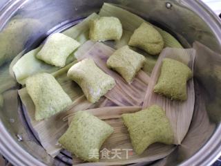 紫薯青包子（鼠曲草）的做法步骤：13