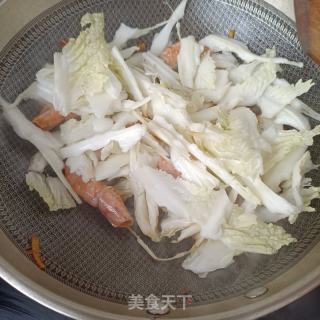 白菜粉丝炖大虾的做法步骤：10