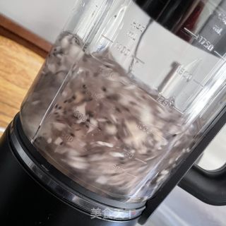 山药黑芝麻桑葚米糊的做法步骤：6