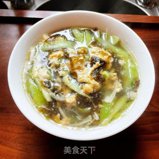 黄瓜紫菜蛋花汤的做法步骤：9