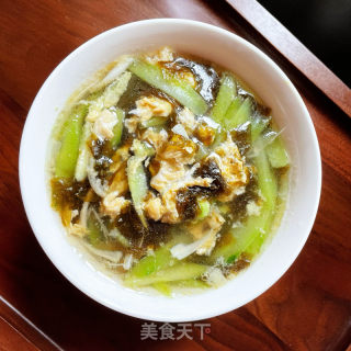 黄瓜紫菜蛋花汤的做法步骤：10