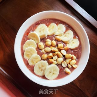 香蕉花生燕麦粥的做法