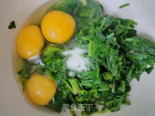 菠菜鸡蛋饼的做法步骤：4