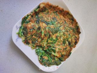菠菜鸡蛋饼的做法步骤：10