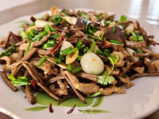 茶树菇炒肉丝的做法步骤：10