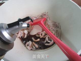 肉丝韭菜茭白炒魔芋丝的做法步骤：7