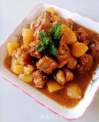 土豆烧排骨的做法步骤：9