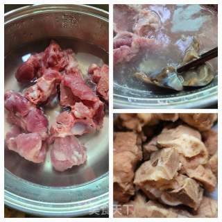 腊鸭肾西洋菜猪骨汤的做法步骤：2