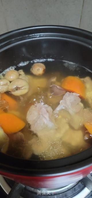 腊鸭肾西洋菜猪骨汤的做法步骤：5