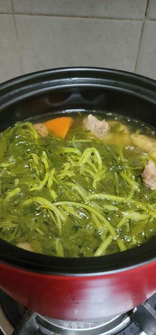 腊鸭肾西洋菜猪骨汤的做法步骤：9
