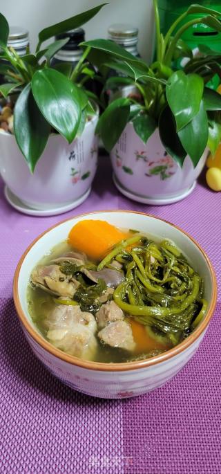 腊鸭肾西洋菜猪骨汤的做法步骤：11