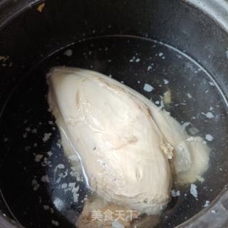 粉条白菜拌鸡胸肉的做法步骤：3