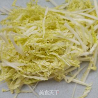 粉条白菜拌鸡胸肉的做法步骤：9