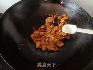 肉末炒鸡蛋的做法步骤：7
