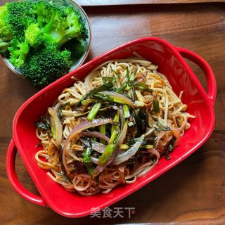葱油荞麦面的做法步骤：9