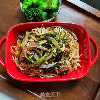 葱油荞麦面的做法步骤：11