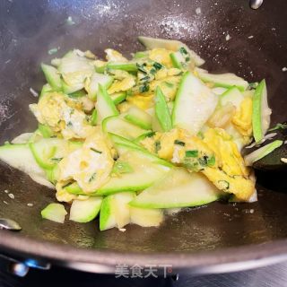 葫芦片炒鸡蛋的做法步骤：9