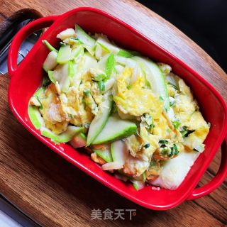 葫芦片炒鸡蛋的做法步骤：11