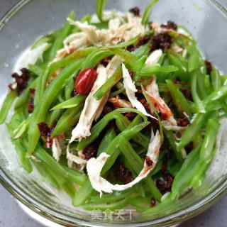 芸豆丝拌鸡胸肉的做法