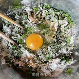 香芹叶全麦鸡蛋饼的做法步骤：3