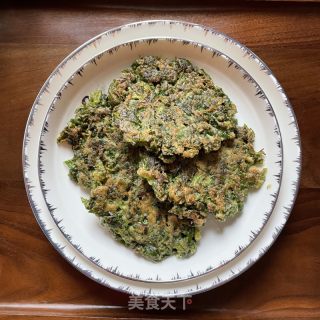 香芹叶全麦鸡蛋饼的做法步骤：8