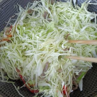 辣炒莲花白的做法步骤：10
