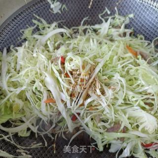 辣炒莲花白的做法步骤：11