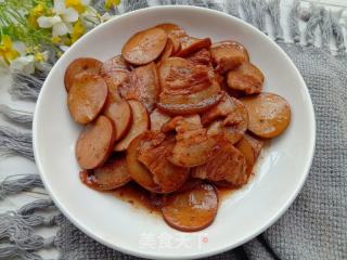 五花肉炒素鸡的做法步骤：5