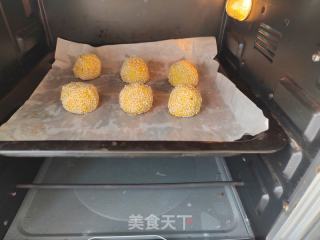 烤箱版南瓜麻球的做法步骤：6